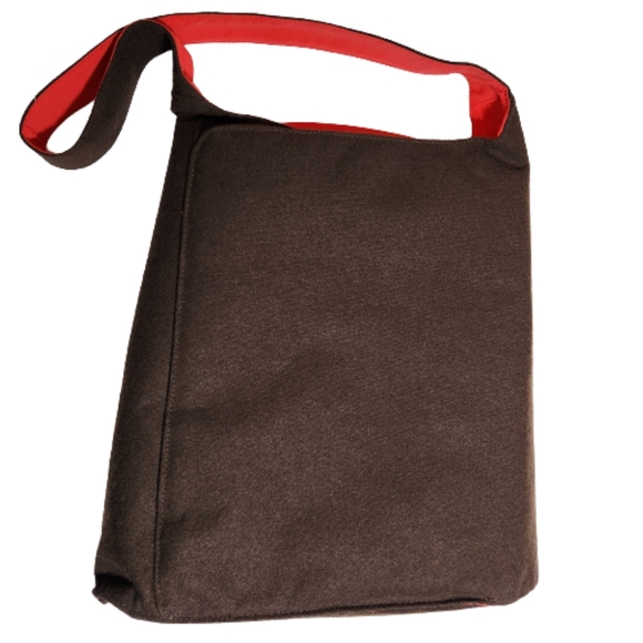 Spec A-Line Sling Bag For IPads Tablets Netbooks Brown & Red Pre-Owned - Picture 2 of 14